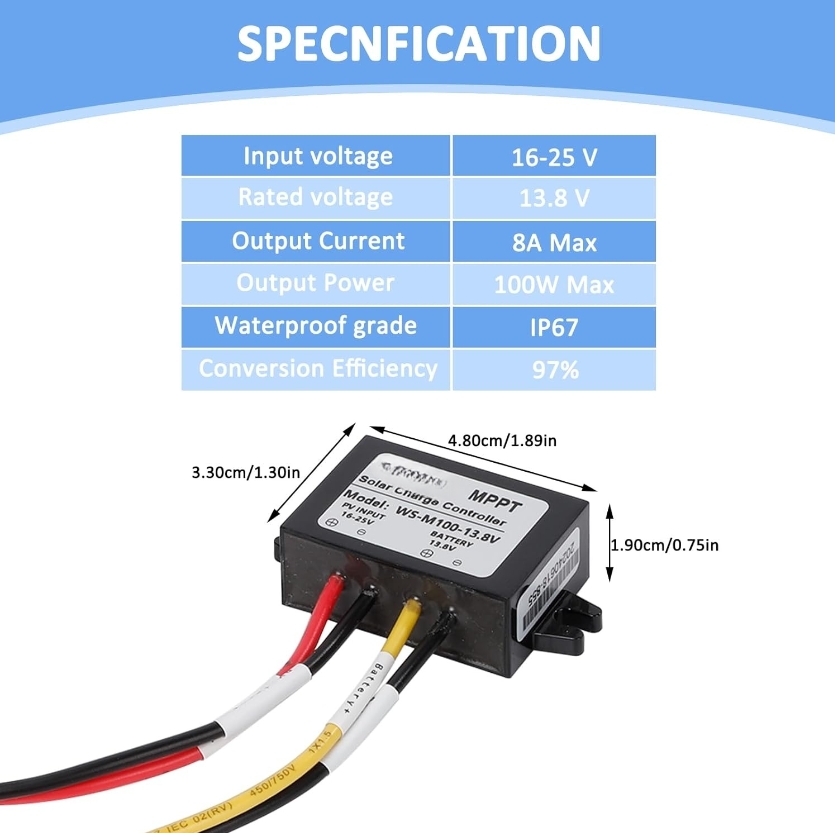 100W For MPPT 1* Solar Charge  - Drone Solar Charger ulasan dan harga