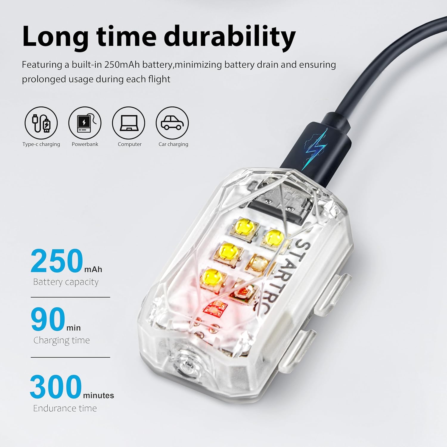STARTRC Drone Strobe Light Ant - Drone Beacon Light ulasan dan harga