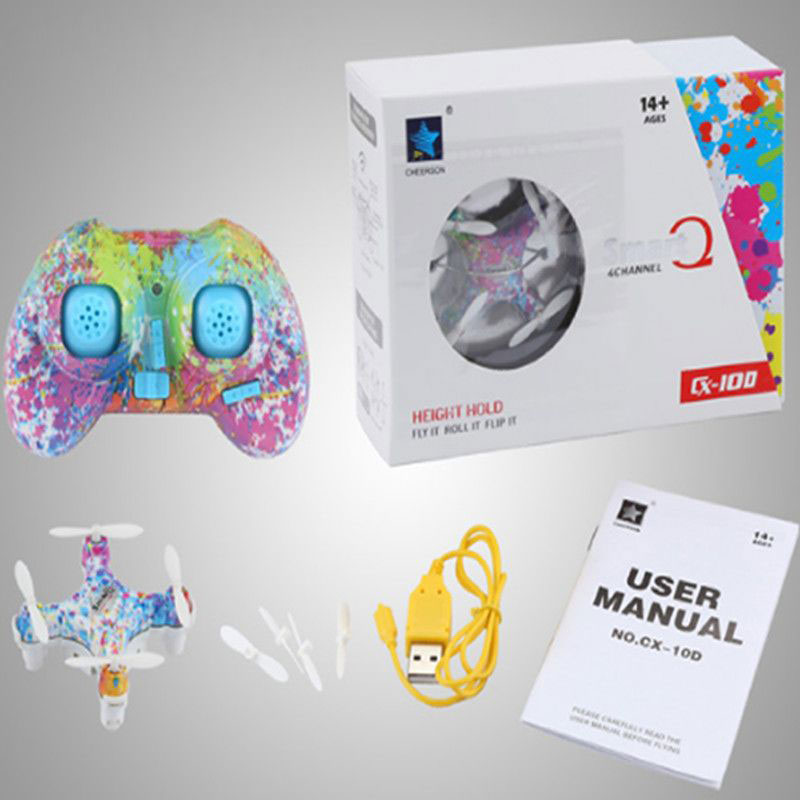 RC Quadcopter Cx10 Mini Remote - Drone Beacon Light ulasan dan harga